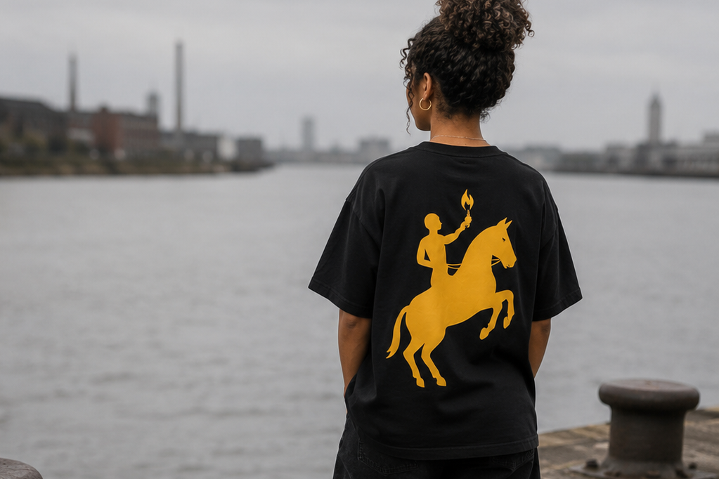 Torch Rider Tee | Gold
